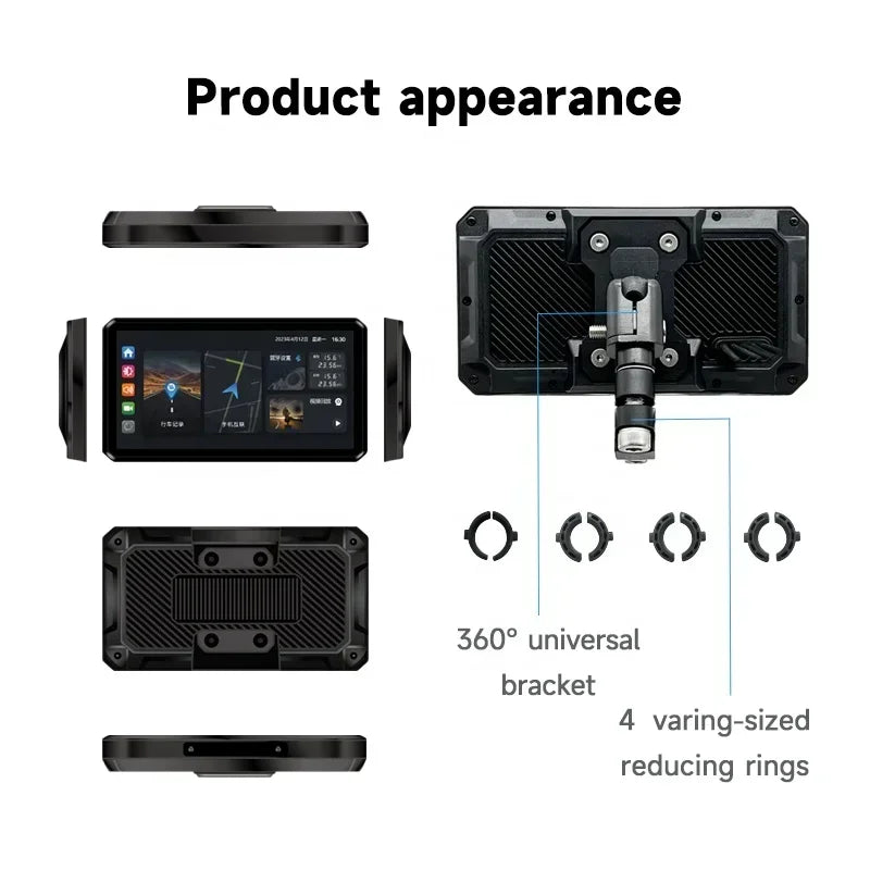 Motorcycle Recorder Dual Recording BSD 77G Millimeter Wave Radar-P09