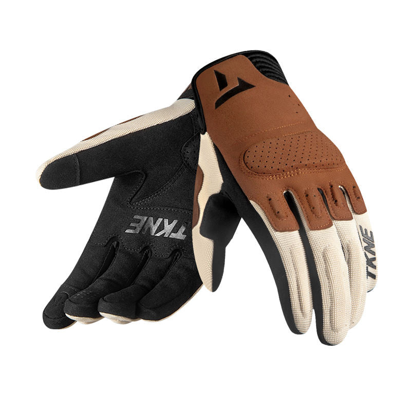 KTVMOTO Retro Touchscreen Motorcycle Riding Gloves-G54
