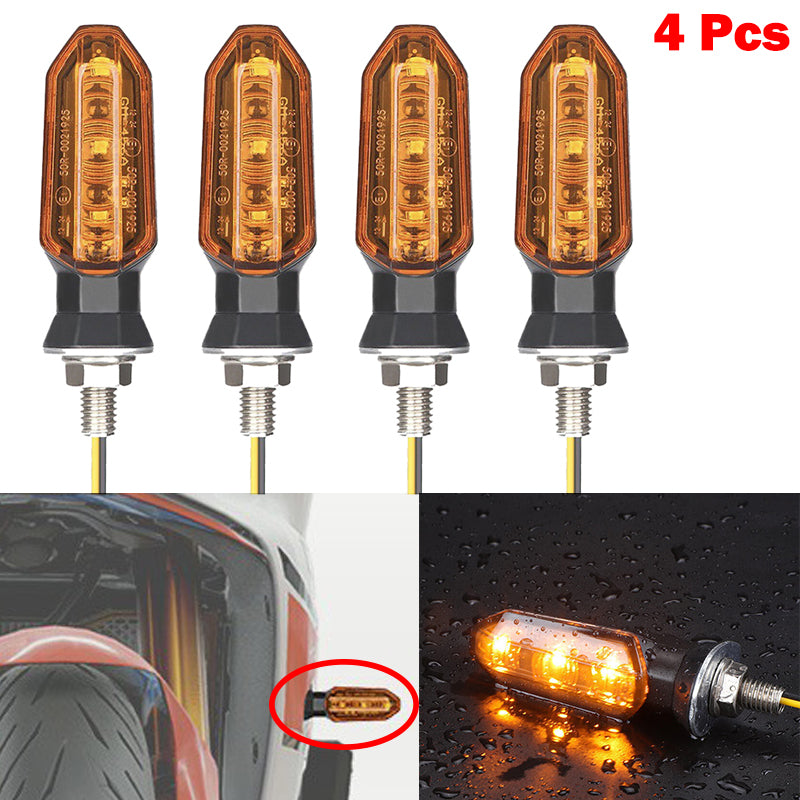 Universal 12V 8mm LED Motorcycle Turn Signal Light-D11