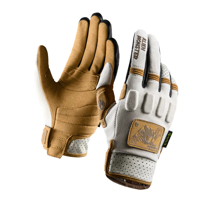 KTVMOTO CE2 Certified Carbon Fiber & Genuine Leather Track Cycling Gloves- G21