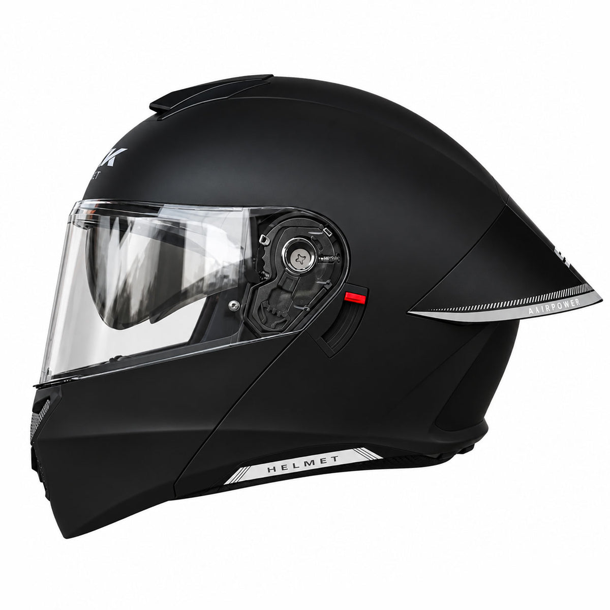 Full-face modular motorcycle helmet with dual visors-I286