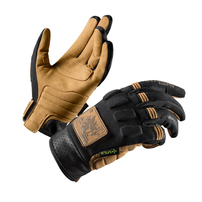 KTVMOTO CE2 Certified Carbon Fiber & Genuine Leather Track Cycling Gloves- G21
