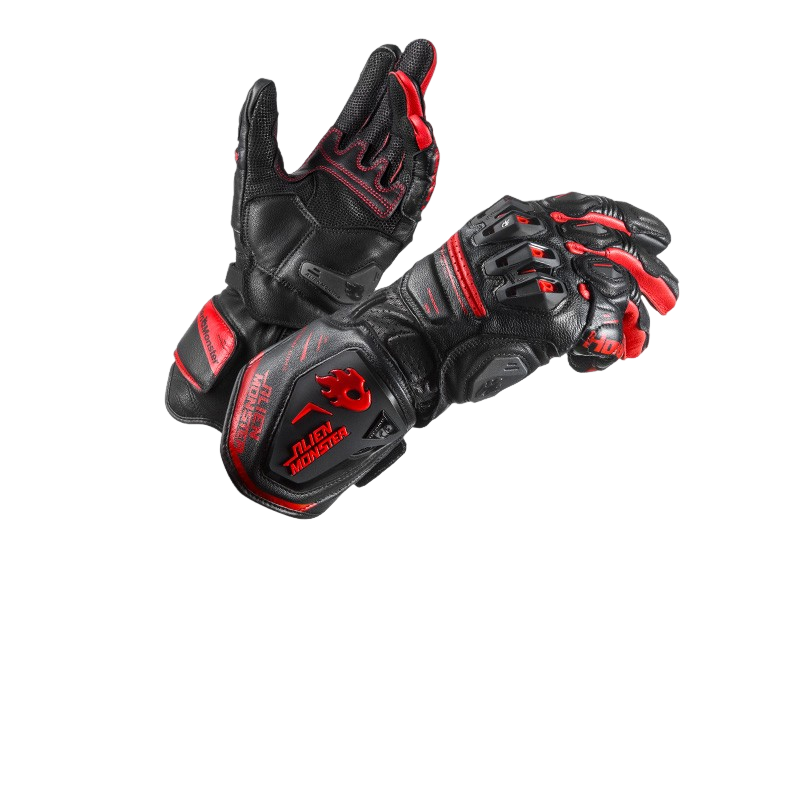 CE2 Certified Track Racing Genuine Leather Shockproof Gloves - GT03