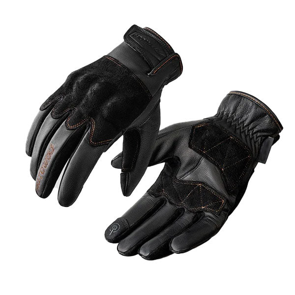 KTVMOTO Men's Genuine Leather Retro Motorcycle Gloves - G33