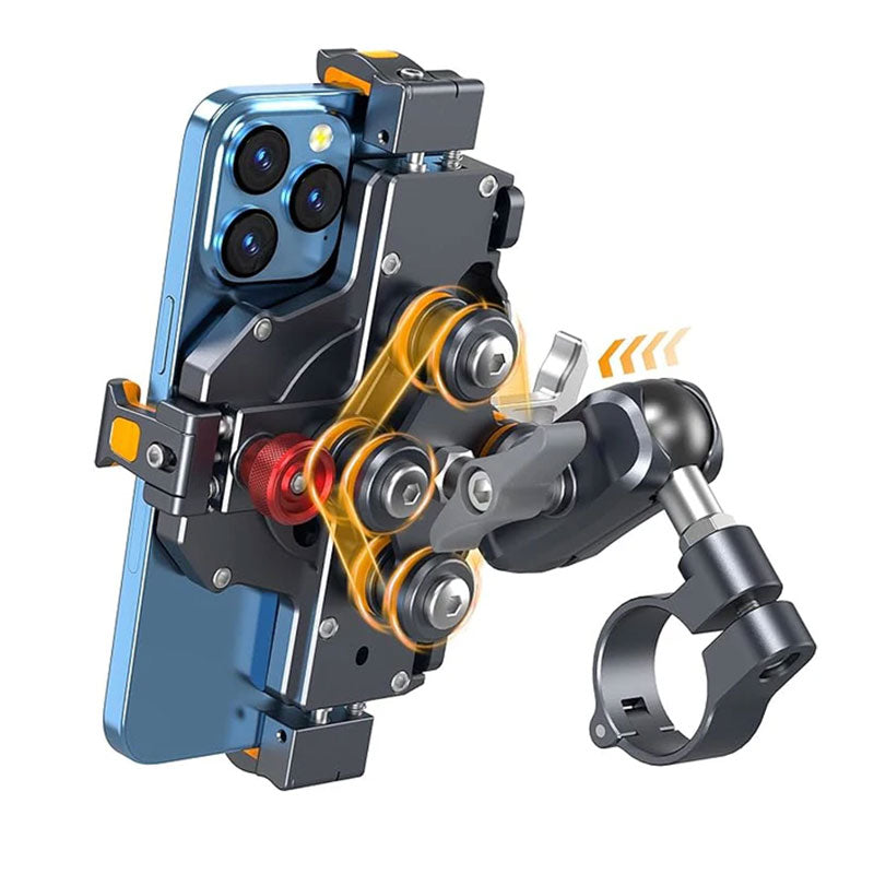 đ„Aluminum alloy double shock absorption mobile phone holder-M27