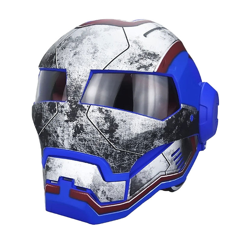 Sci-Fi Robot-Style Full-Face Helmet-I11