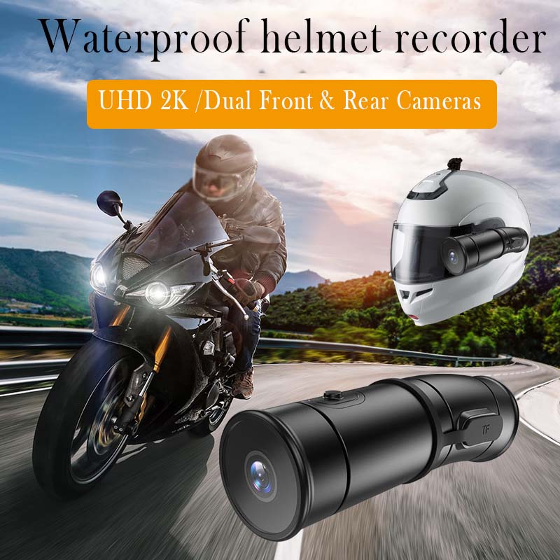 2K Helmet Camera WiFi Dual UHD Waterproof - P07