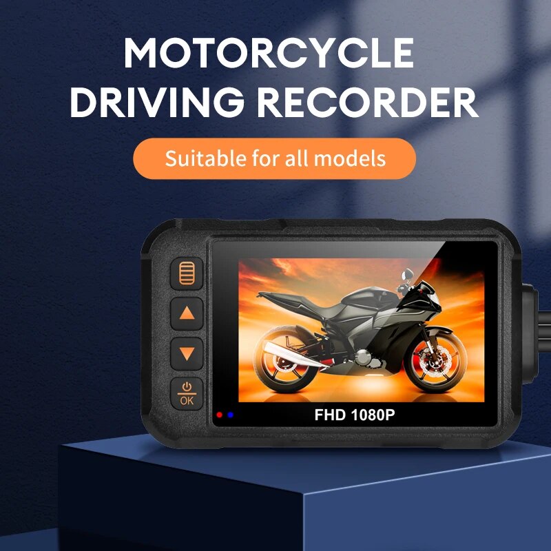720P Waterproof DVR Driving Recorder 3.0 Inch Front and Rear Camera-P05