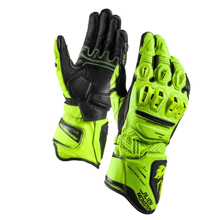 KTVMOTO CE2 Certified Carbon Fiber & Genuine Leather Track Cycling Gloves- G21