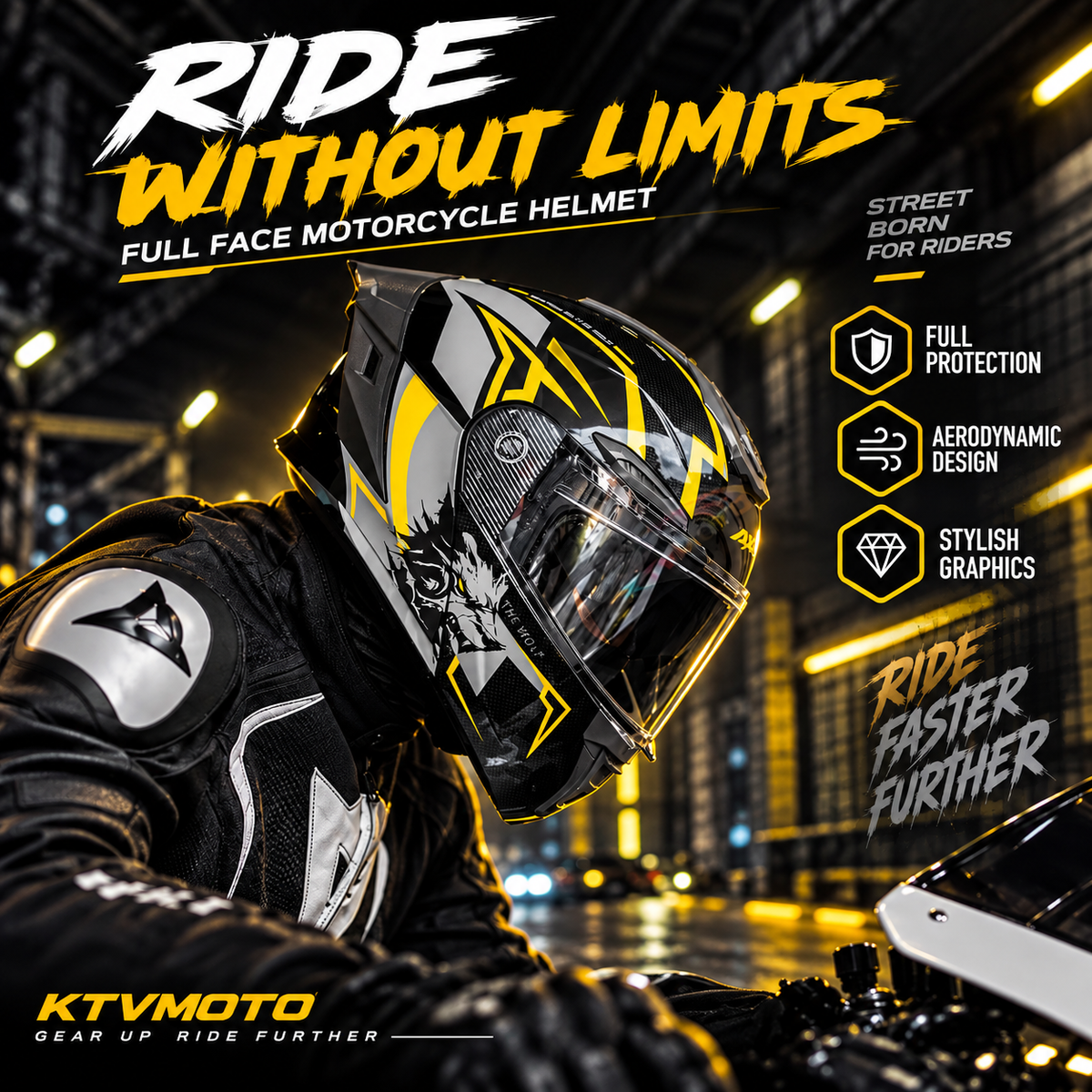 DOT-Certified Modular Motorcycle Helmet with Dual Visors (All-Season)-I287