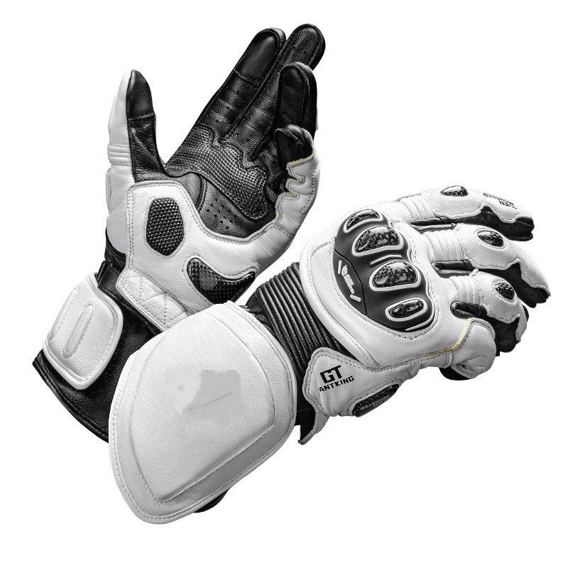 KTVMOTO Carbon Fiber Shell Windproof Motorcycle Riding Gloves-GT02