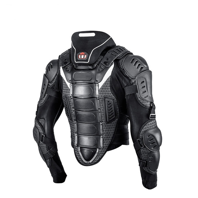 Neck-protecting full-body protective cycling jersey - F4