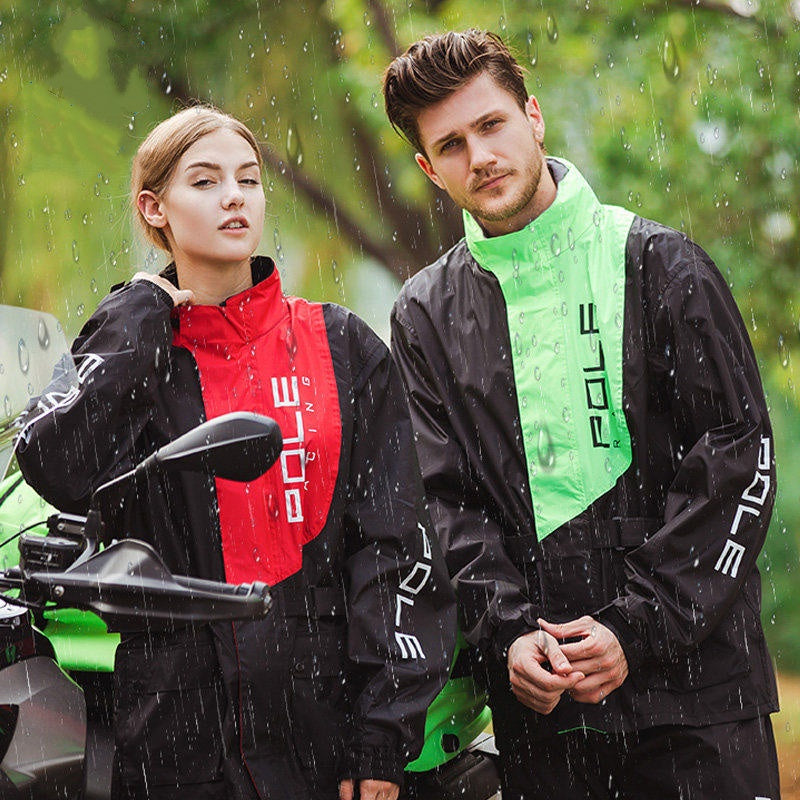 waterproof and reflective raincoat set-C04