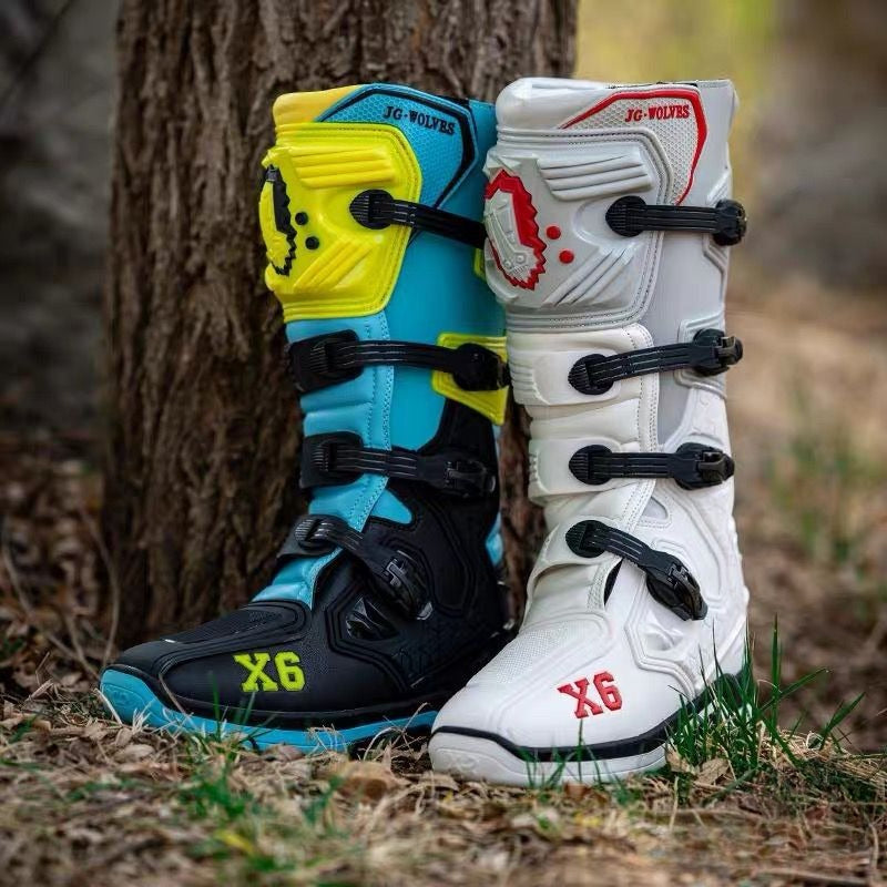 Racing Equipment Long Motorcycle Boots-K11