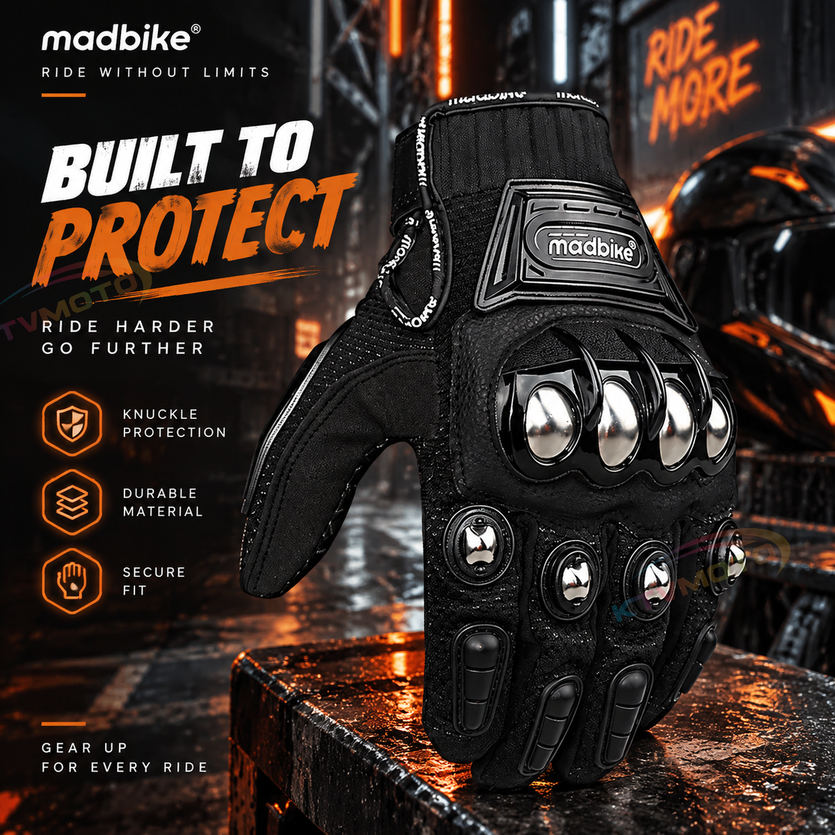 KTVMOTO Tactical Training Motorcycle Gloves-G02