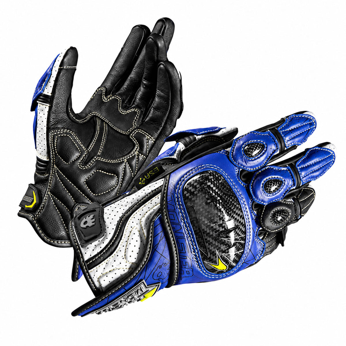 CE2 certified carbon fiber genuine leather competitive track cycling gloves-G23