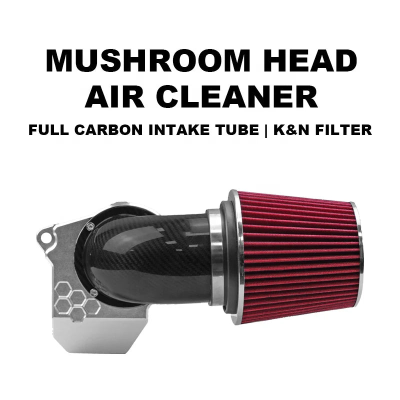 Mushroom Head Air Cleaner High Flow Performance Carbon Fiber Aluminum Washable Filter for 121CVO 117 Touring M8 Softail New