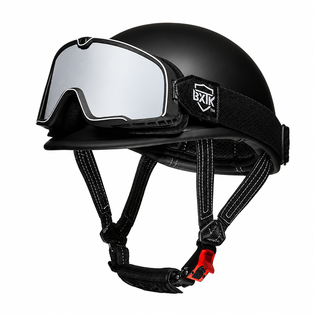 KTVMOTO Carbon fiber motorcycle half-helmet cruiser helmet-I52