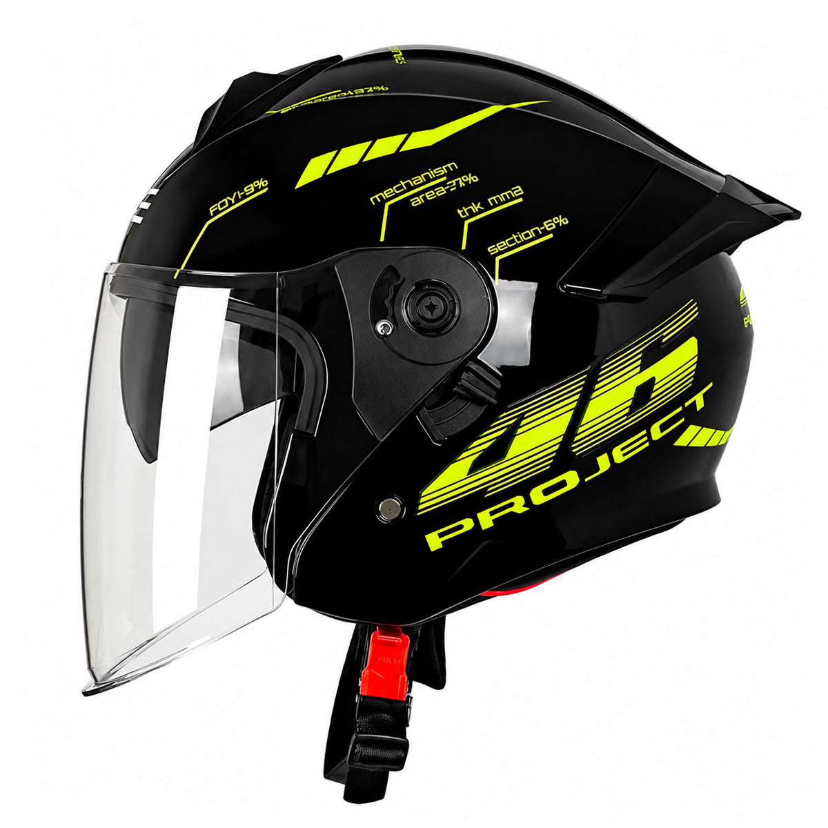 All-Season Motorcycle Helmet with Aurora Visor-I291