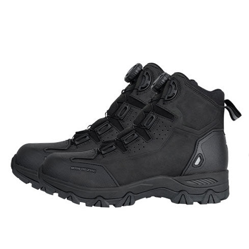 Motorcycle boots equipped with a dial adjustment system-K35