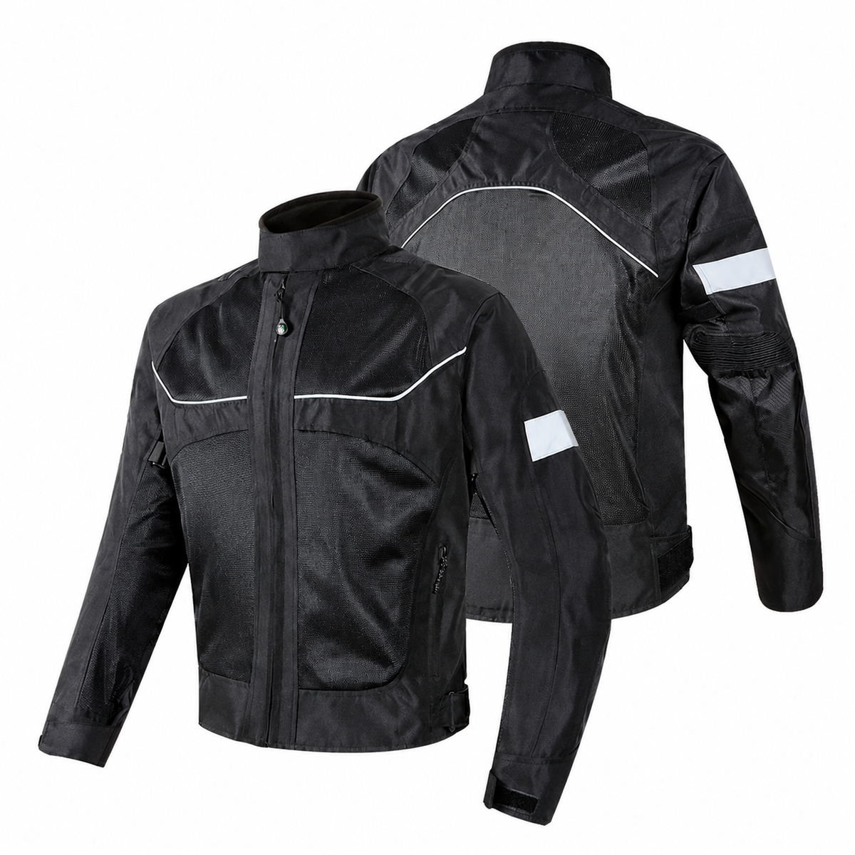 Motorcycle riding suit with reflective mesh(CE Grade)-J80