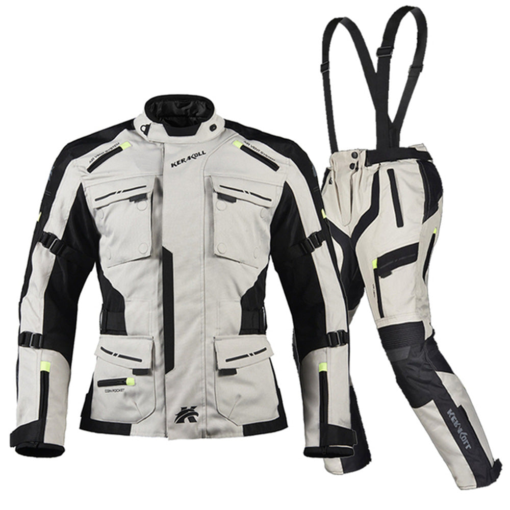 CE-certified 7-piece waterproof motocross riding suit - J08