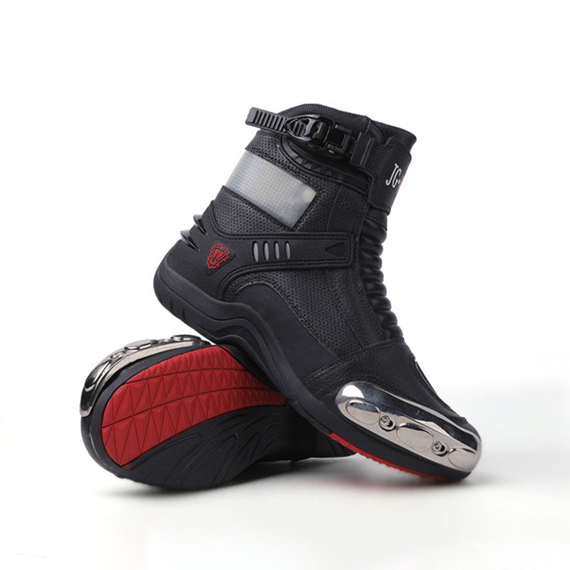 Motocross racing boots with LED displays-K103