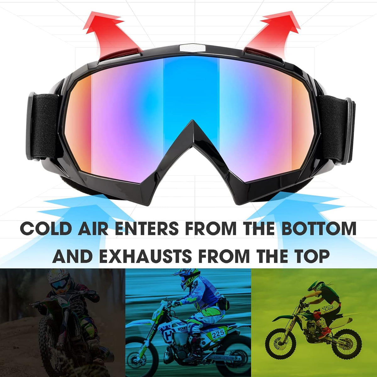 KTVMOTO ATV Motorcycle Goggles2 Pack-H01