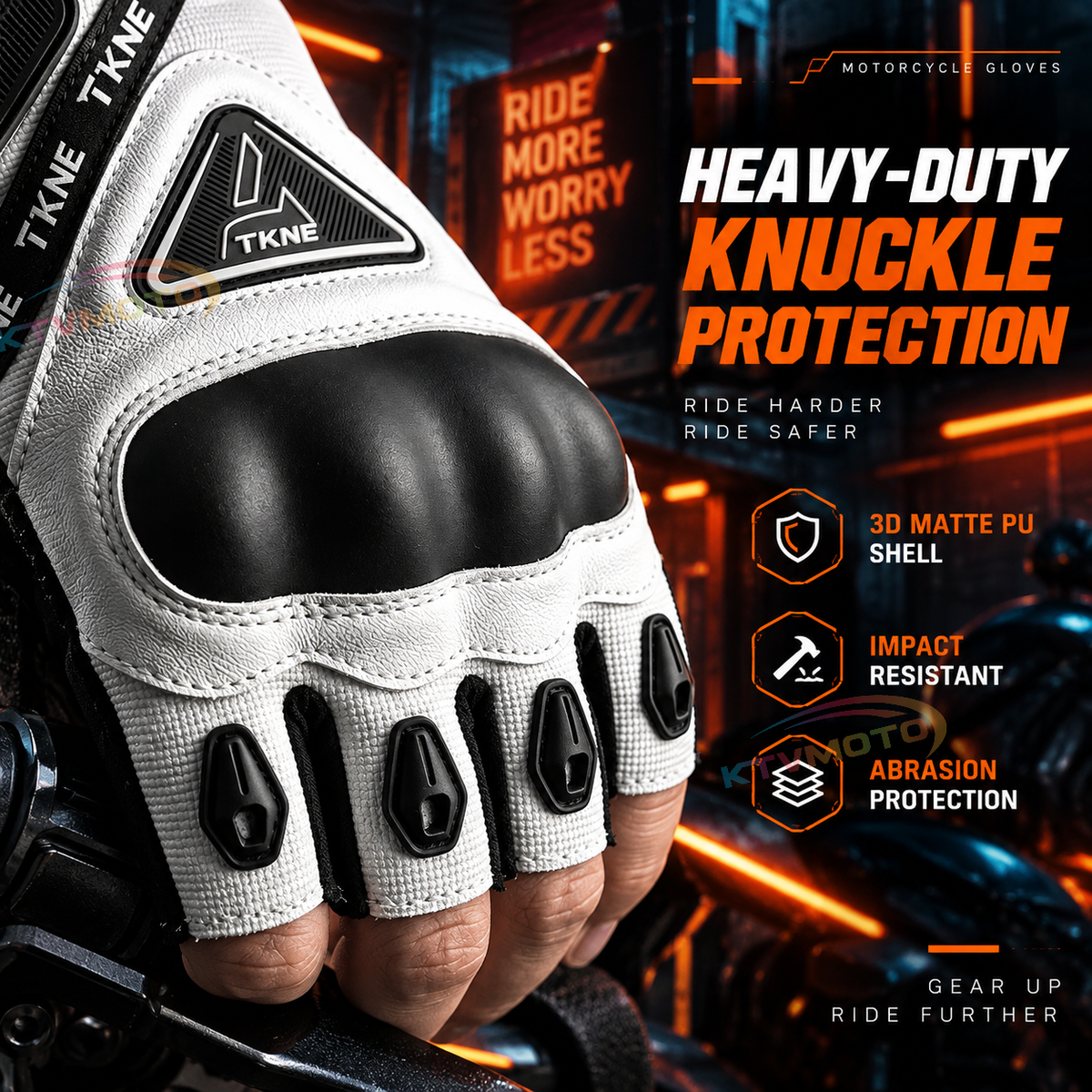 Carbon Fiber Motorcycle Gloves – Protective, Windproof & Touchscreen-Compatible-G60