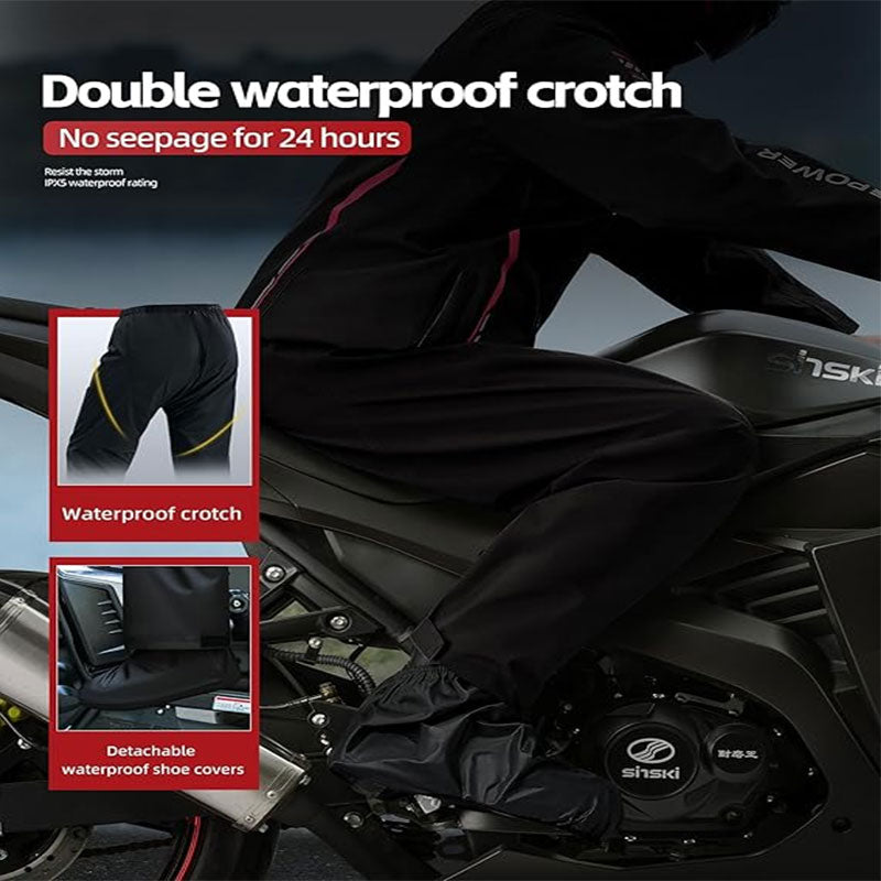 Split type riding raincoat set-C02