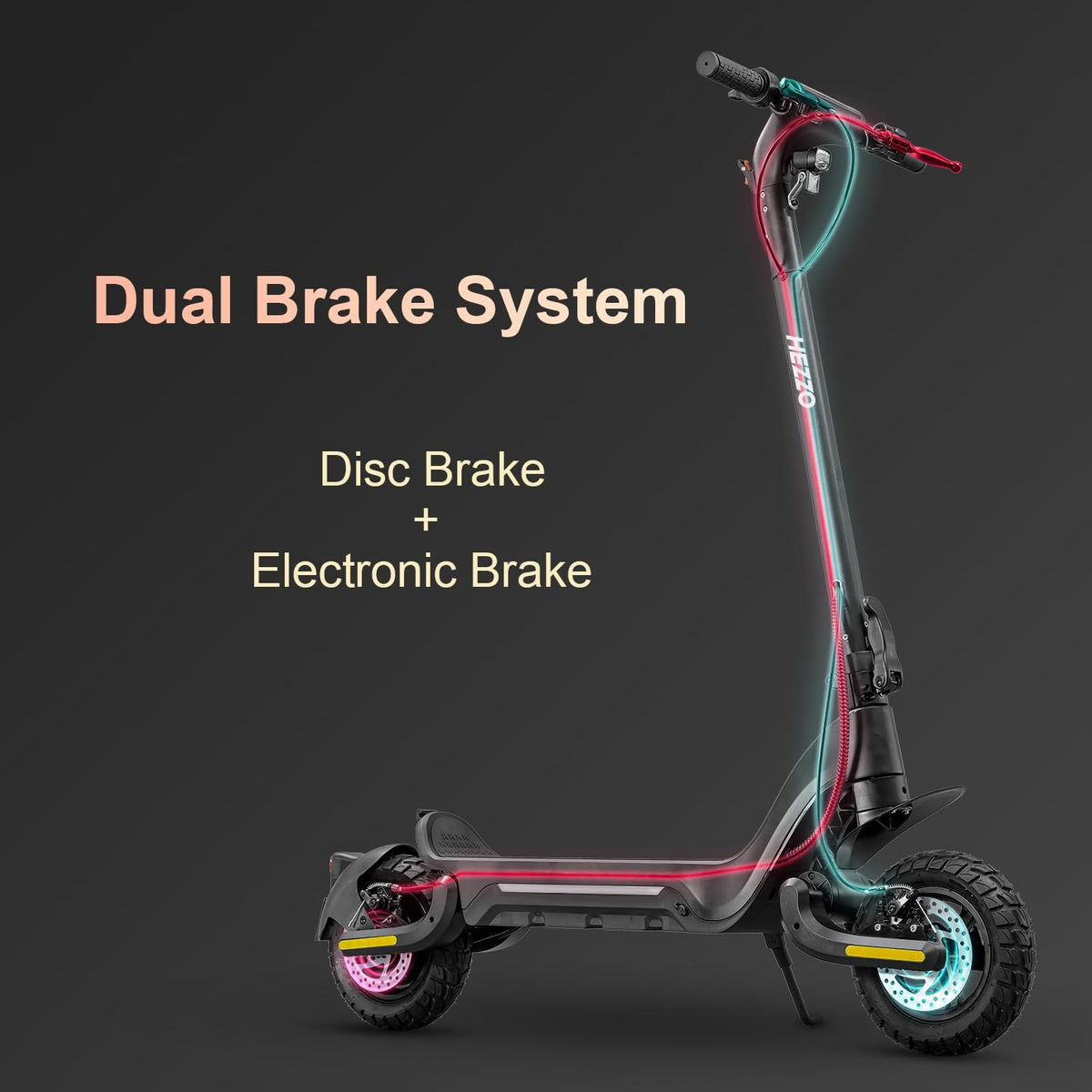 1600W Dual Motor Electric Scooter 48V-F5