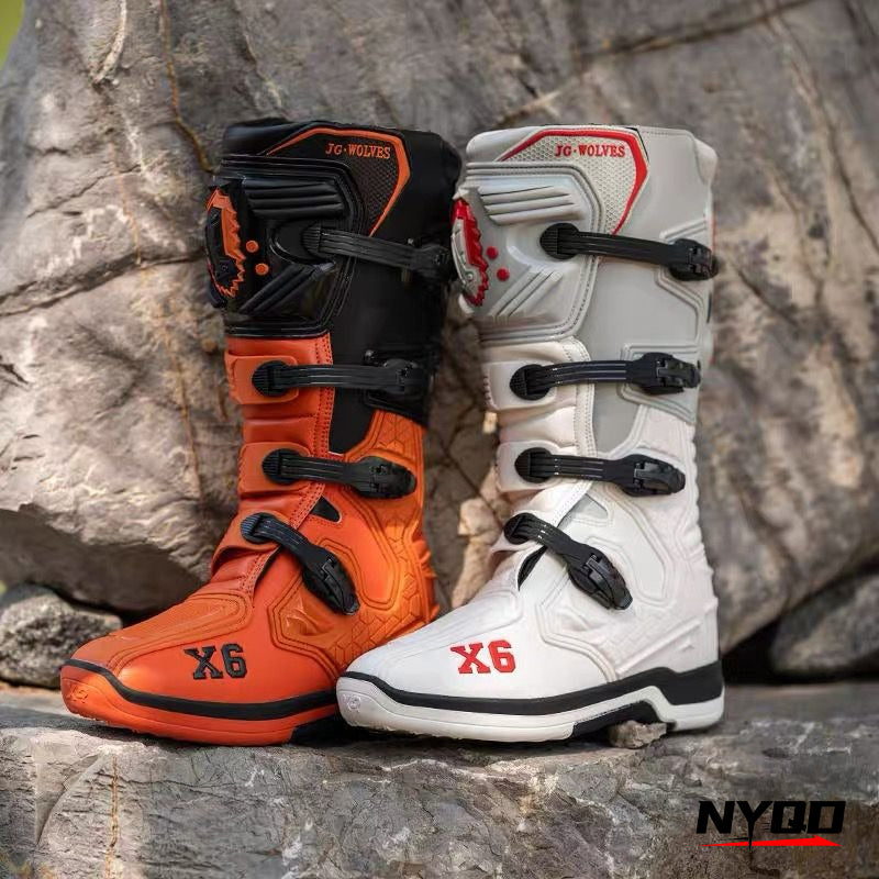 Racing Equipment Long Motorcycle Boots-K11