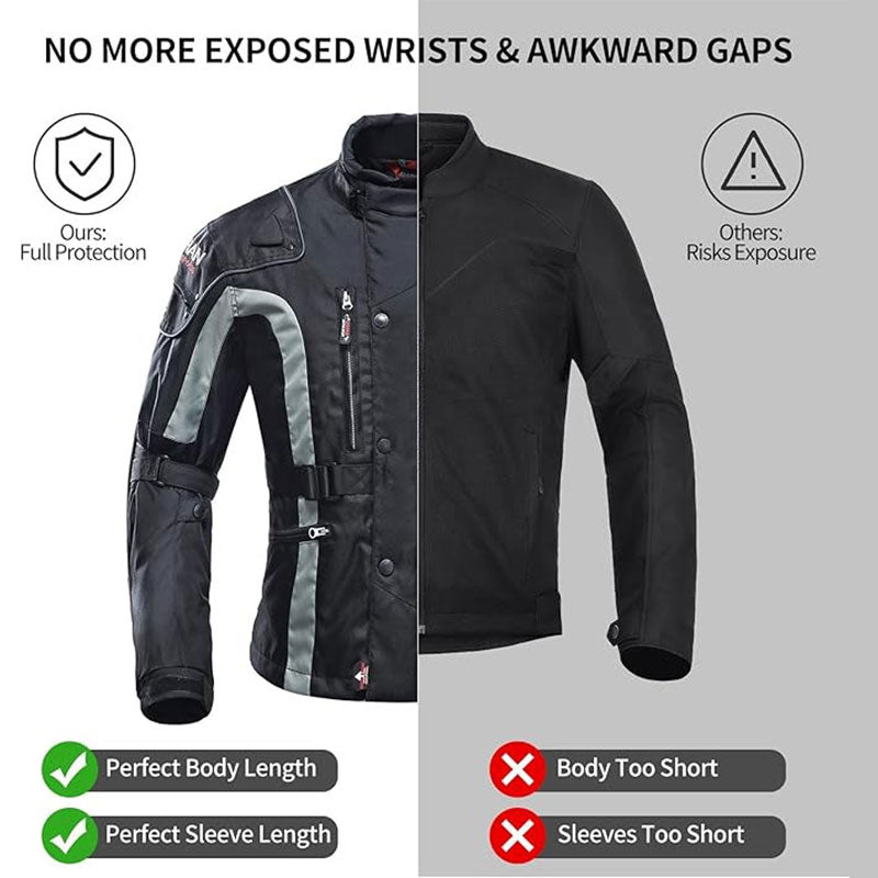 CE certified windproof 600D Oxford cloth motorcycle jacket - J01