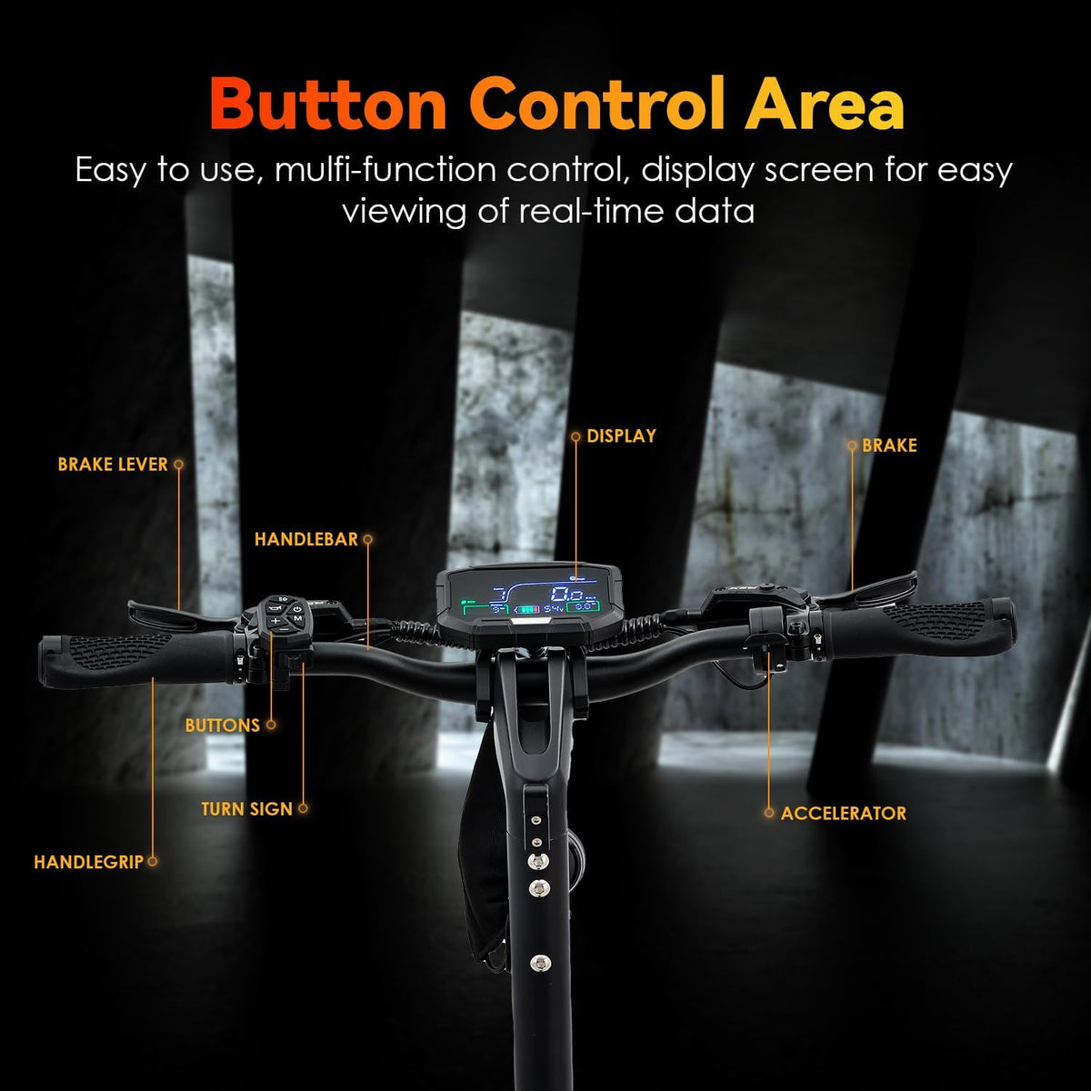 3200W Electric Scooter 23Ah 60V Battery 38 Miles Long Range - F6