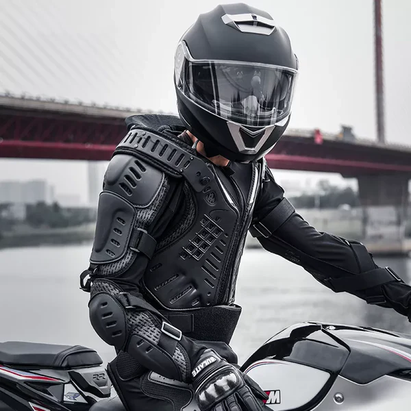 Neck-protecting full-body protective cycling jersey - F4