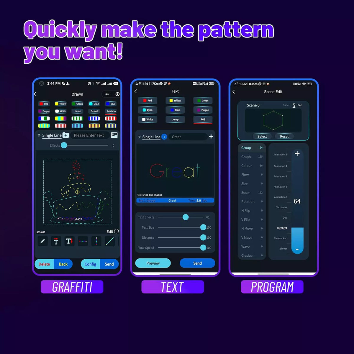 iOS/Android APP IP65 Animation Laser Light-A3