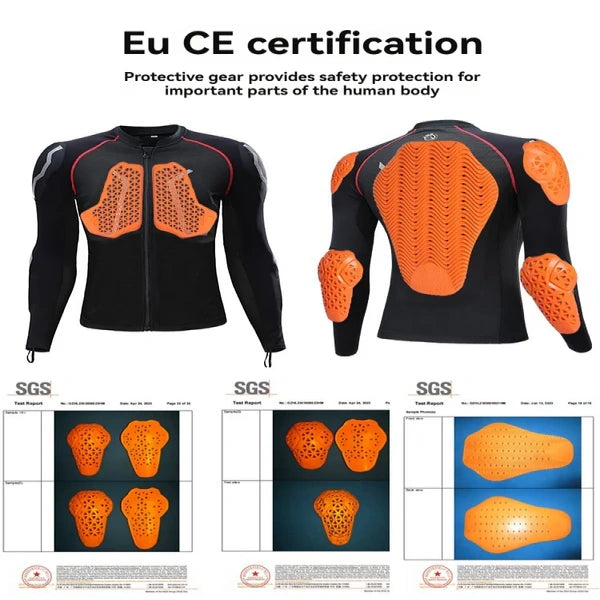 Airflow breathable mesh anti-fall thin racing protective gear-J20