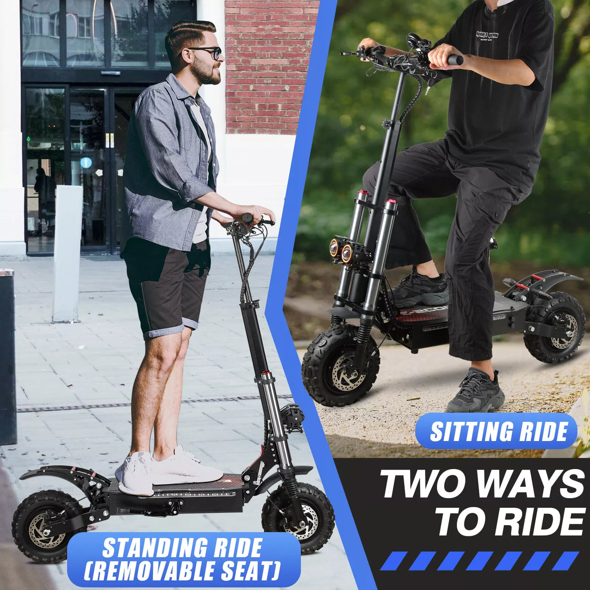 6000w electric scooter 60v-38ah-J30