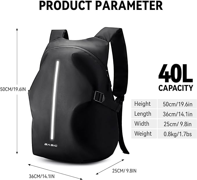 Ordinary motorcycle backpack-W16