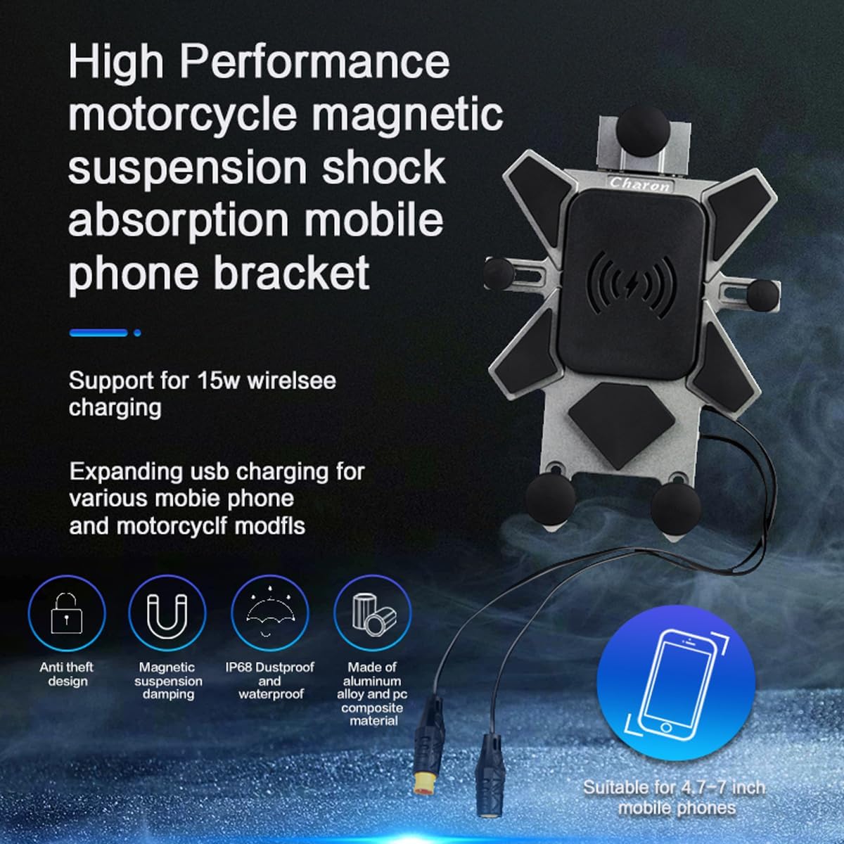 720° floating wireless charger-M31
