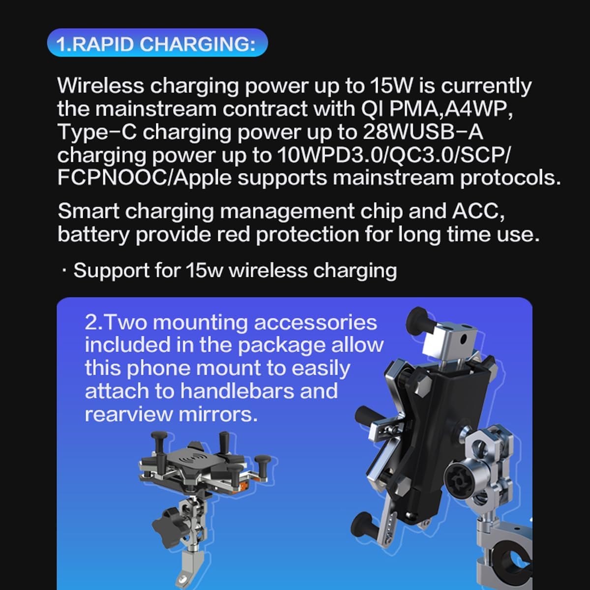 720° floating wireless charger-M31