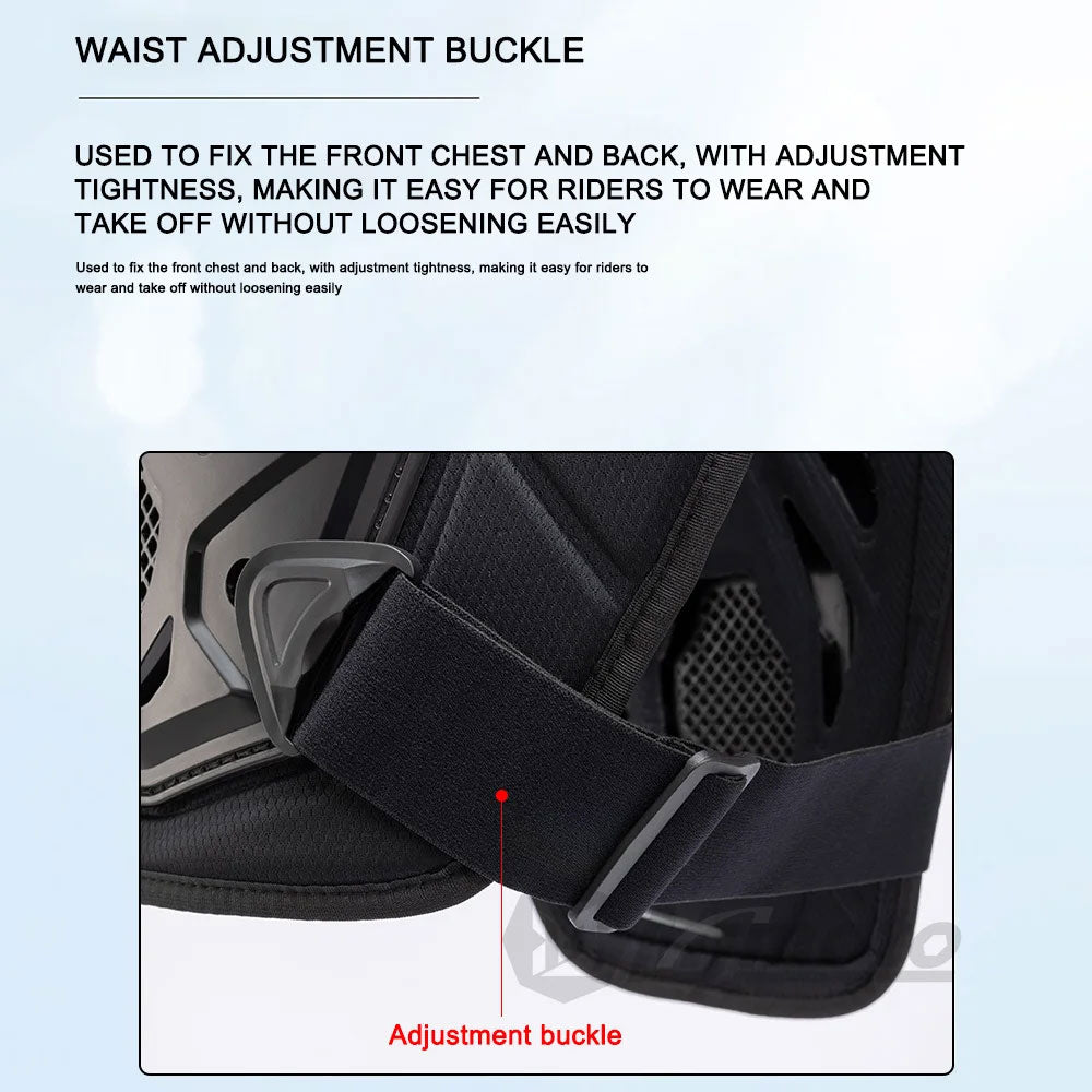 Motorcycle riding protective vest, protective equipment-F12
