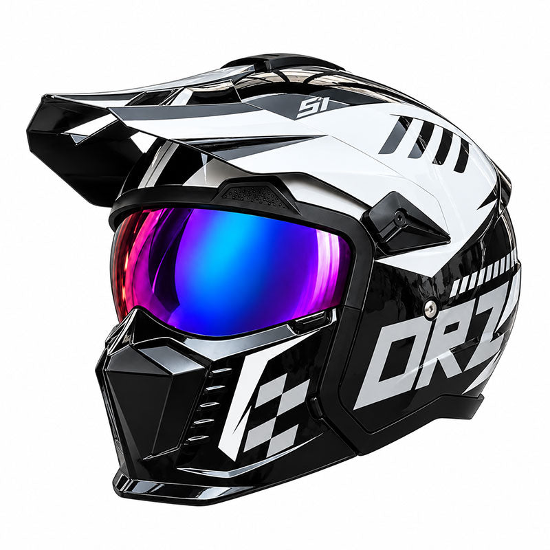 KTVMOTO Futuristic Full Face Motorcycle Helmet-I271