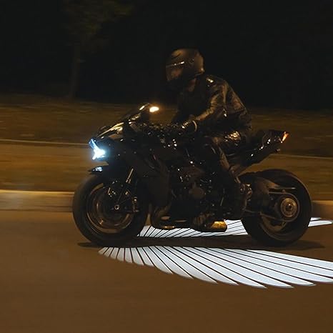 motorcycle led light angel wings projection-D02