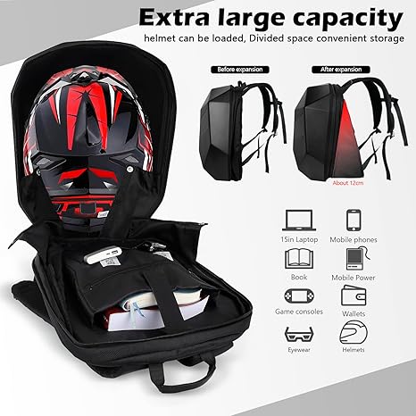 LED APP control backpack waterproof—W10