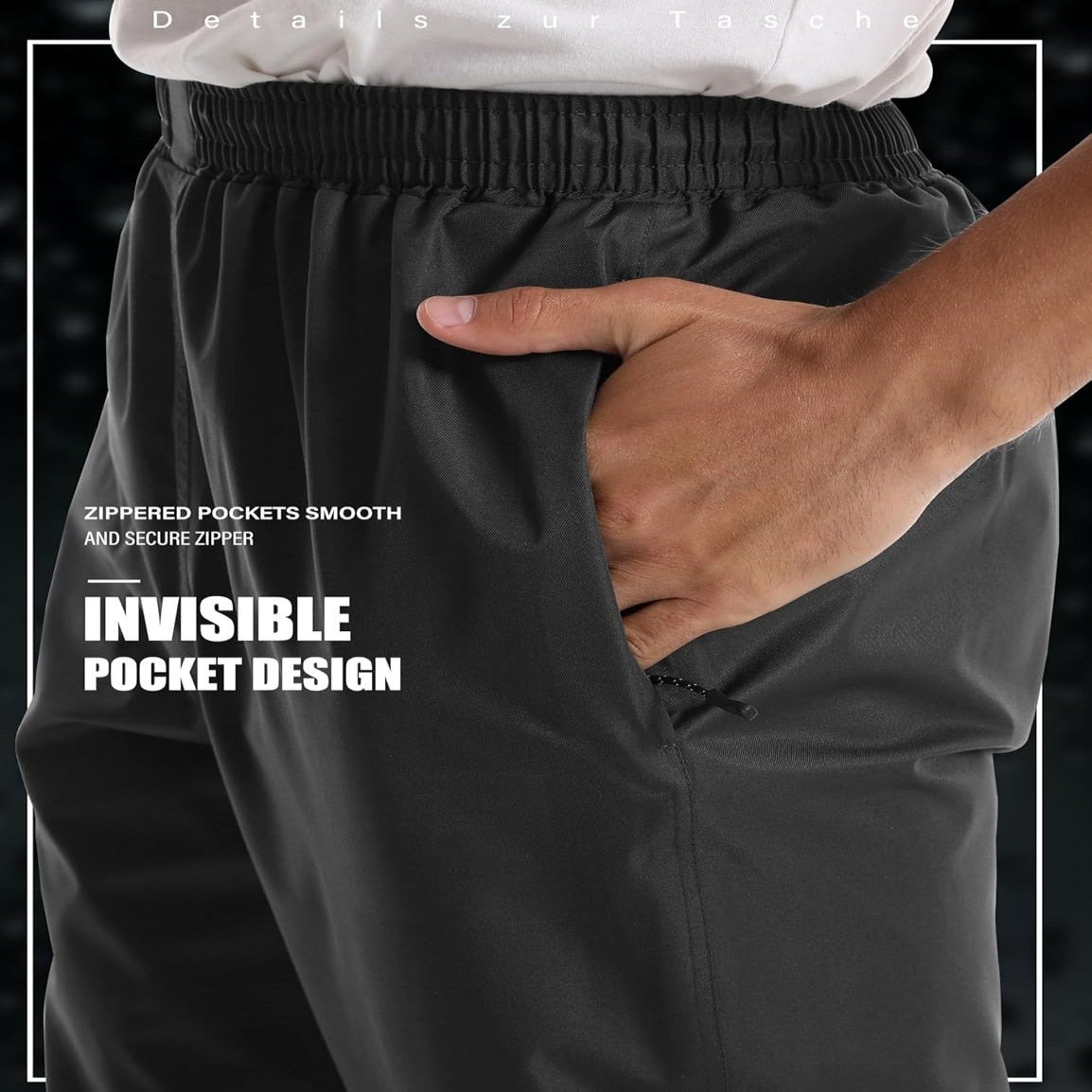 Men's waterproof rain pants-C03
