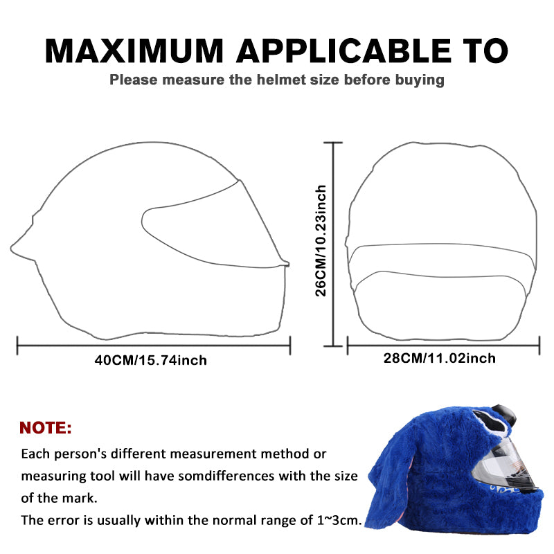 Funny motorcycle helmet covers