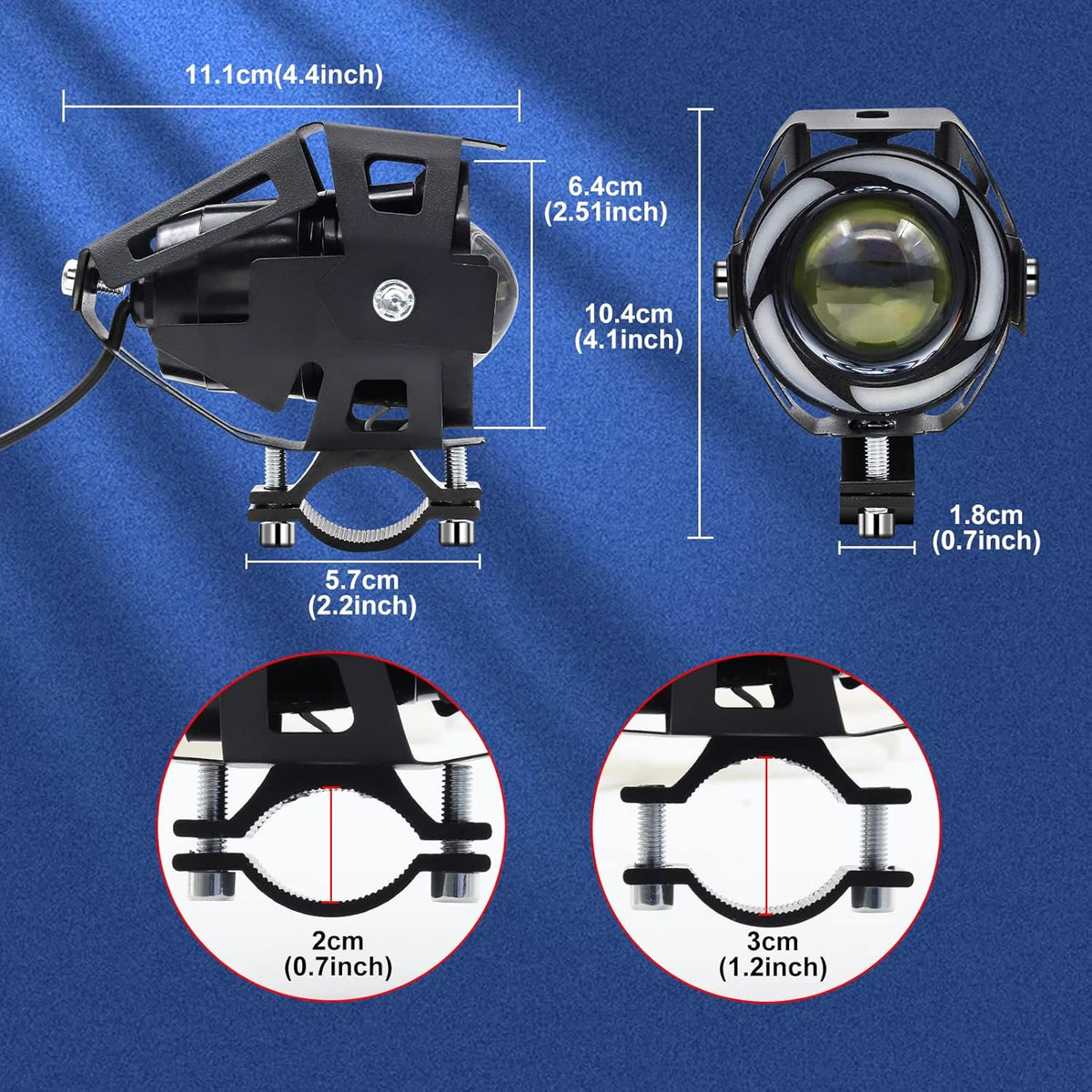 RGB colorful corner eye auxiliary light—D07