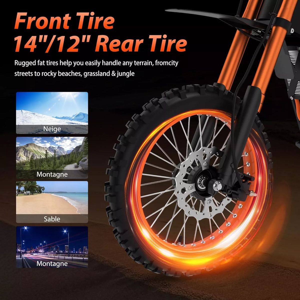 2000W Professional Electric Off-Road Vehicle 60km/h 48v 21ah -A1