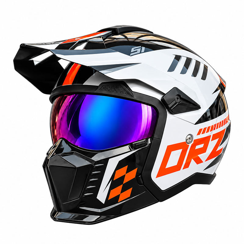 KTVMOTO Futuristic Full Face Motorcycle Helmet-I271